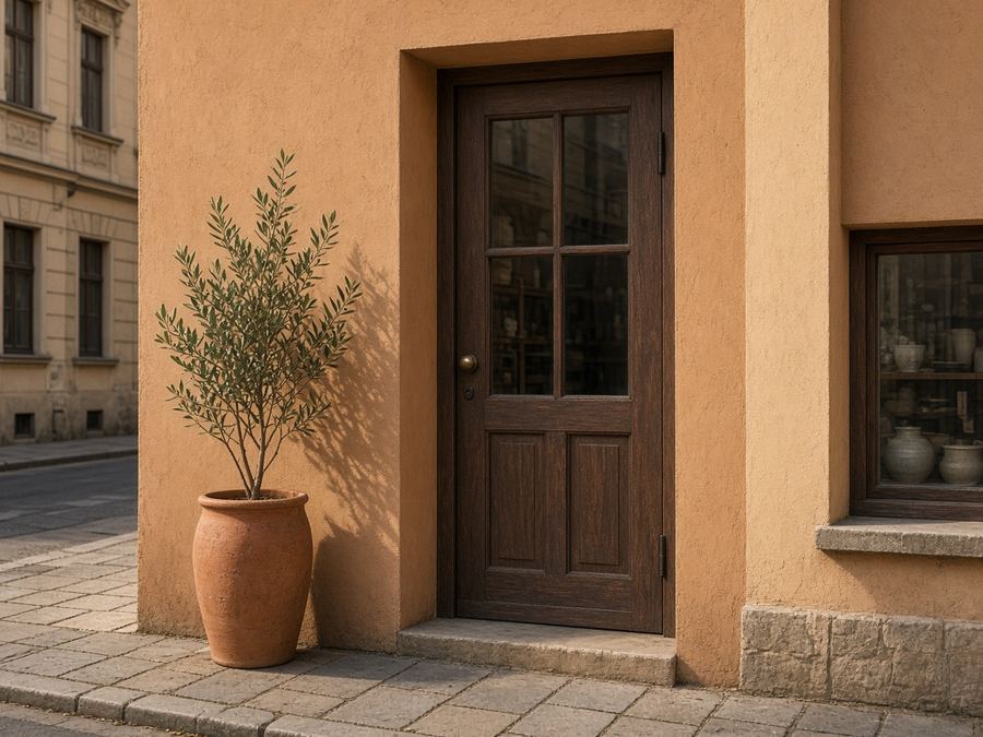 Studio entrance for appointments